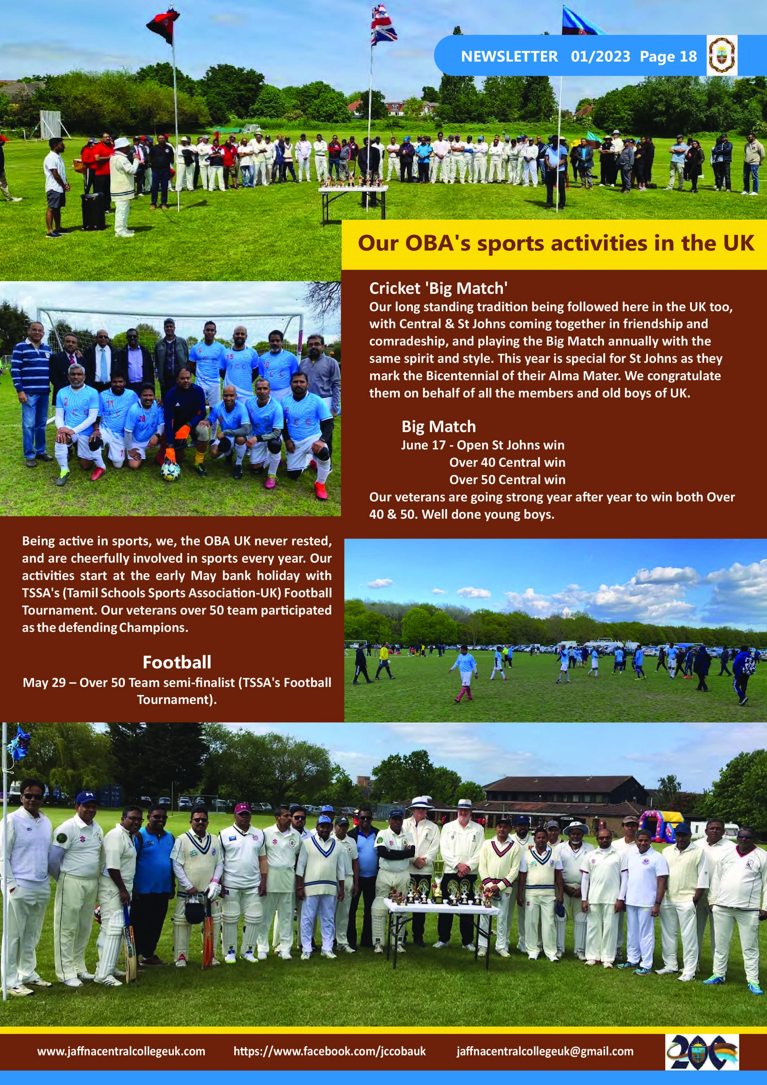 JCC OBA UK Newsletter - 2023 Page 18